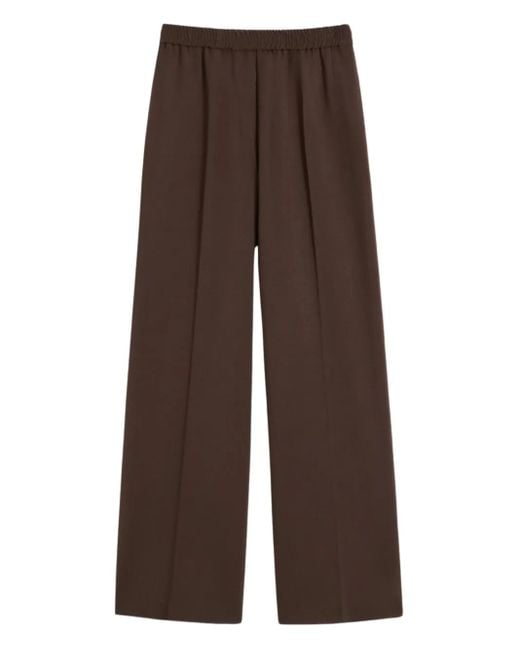 Pantaloni Con Vita Elasticizzata di Weekend by Maxmara in Brown