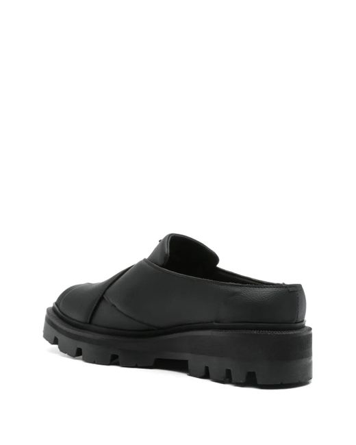 GmbH Black Basim Crossover Loafers for men