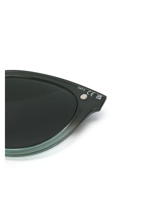 Love Moschino Green Transparent-Frame Cat-Eye Sunglasses