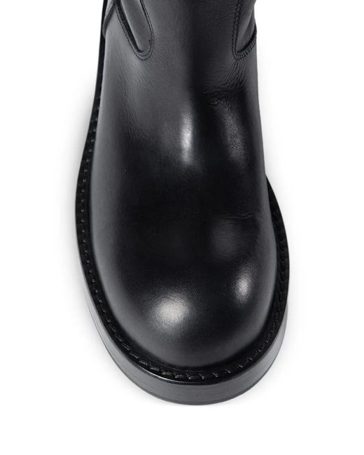 Ann Demeulemeester Black Bottes De Moto Neldor for men