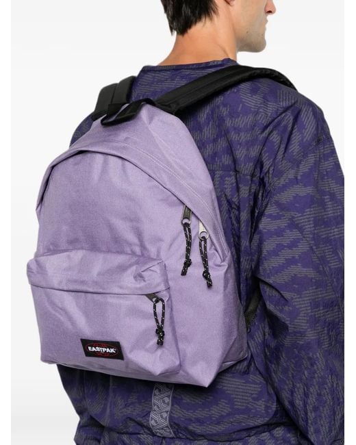 Eastpak Purple Padded Pak'R Logo-Patch Backpack