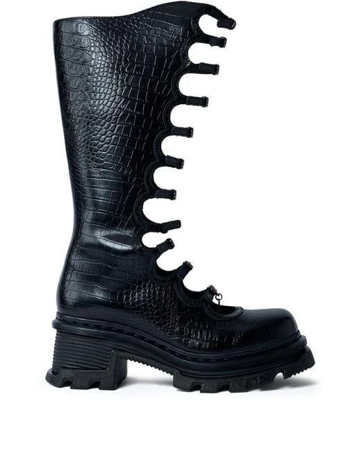 Dr. Martens Black 75mm X Marc Jacobs Kiki Boots
