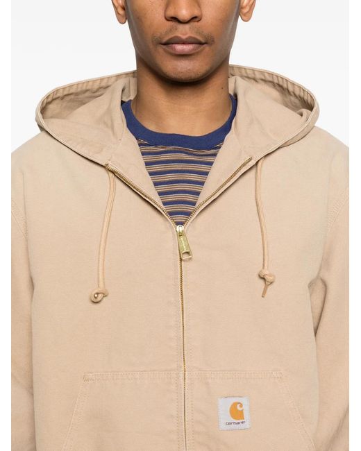 Carhartt Natural Og Active Hooded Zipped Jacket for men
