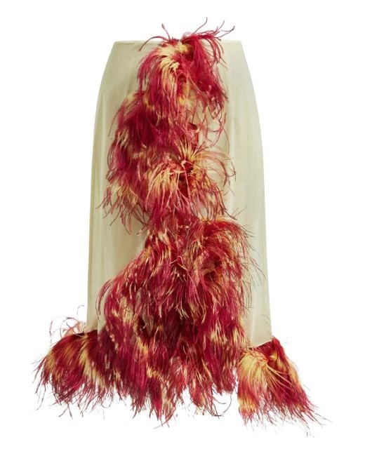 16Arlington Red Flora Skirt