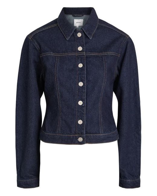 Chaqueta Ajustada Con Botones Reformation de color Blue