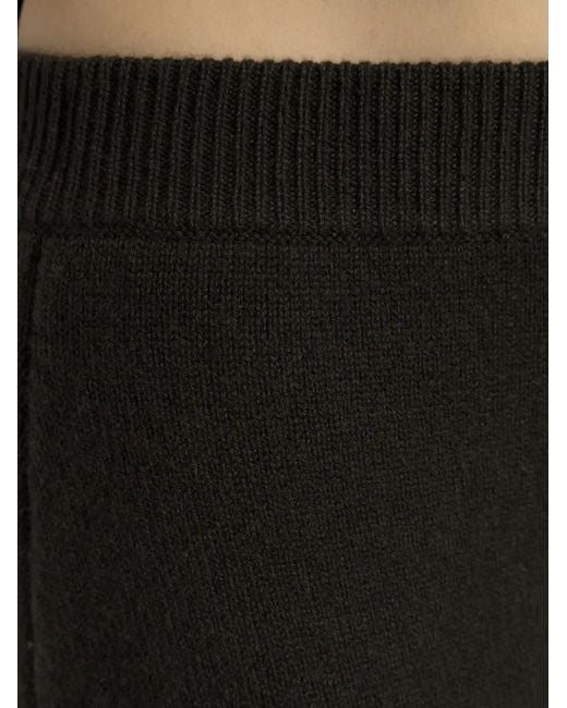 Lisa Yang Black Clare Knitted Mini Skirt