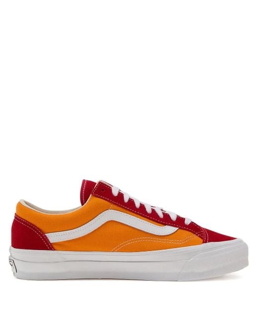 Vans Orange Lx Old Skool Sneakers
