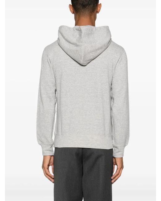 COMME DES GARÇONS PLAY White Cotton Hoodie