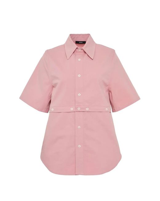 BONBOM Pink Detachable Swing Shirt