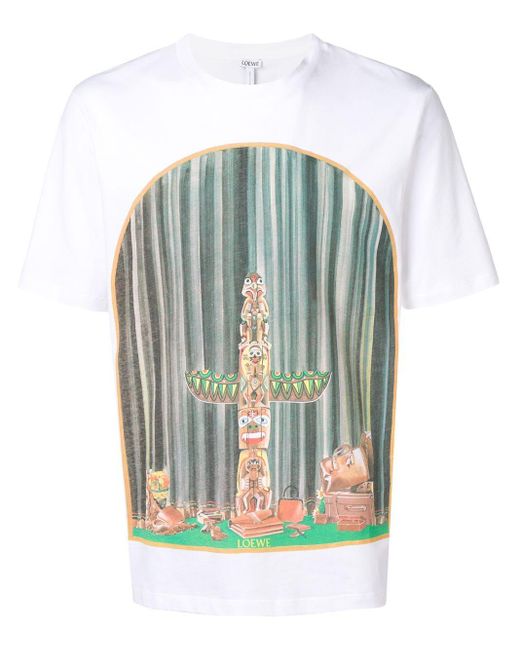 Camiseta Window Totem Loewe de hombre de color White