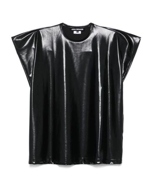 Junya Watanabe Foiled T-shirt Black