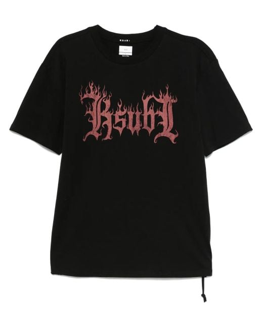 Ksubi Black Fuego Biggie T-Shirt for men