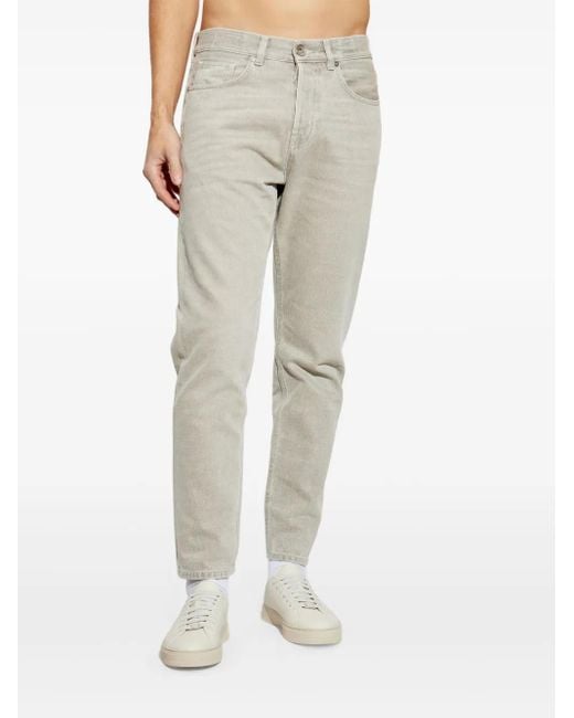 Eleventy Natural Buttoned Jeans for men