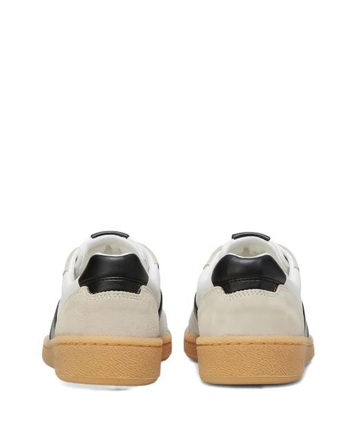 Marc O' Polo White Panelled Low-Top Sneakers