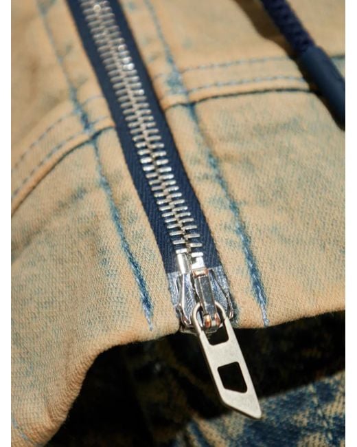 DIESEL Natural De-Giri-Crop Jogg Zip-Up Hoodie