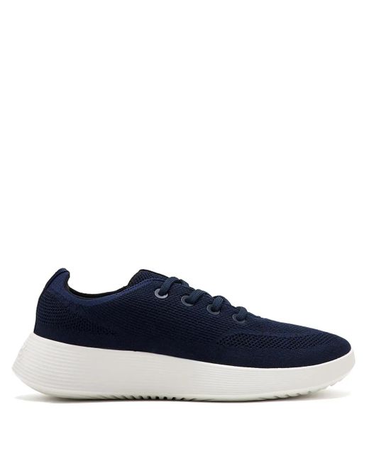 ALLBIRDS Blue Logo-Print Trainers for men