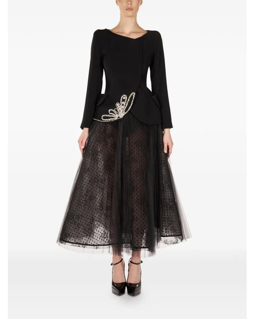 ARAFTU Black Embellished Panelled All