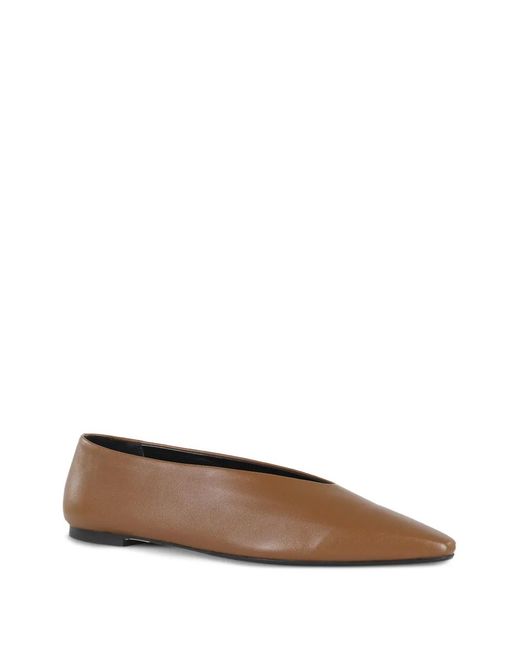 Aeyde Brown Pointed-Toe Pumps