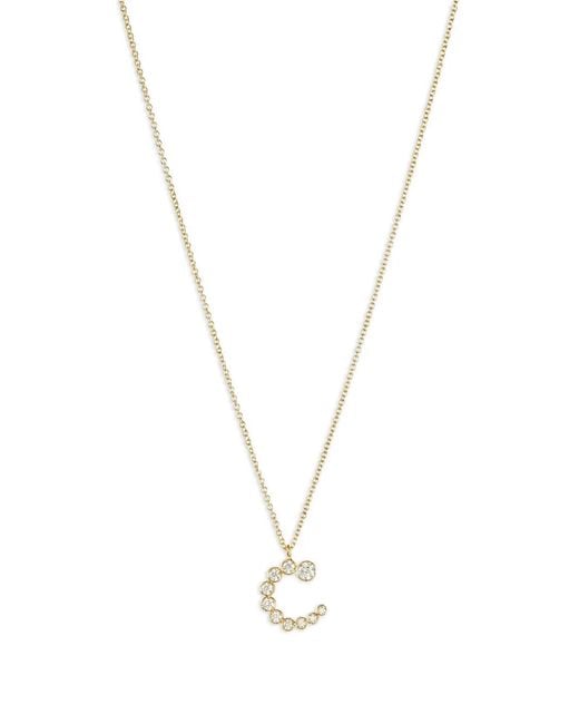 Sophie Bille Brahe Metallic 18K Recycled Soprano C Diamond Necklace