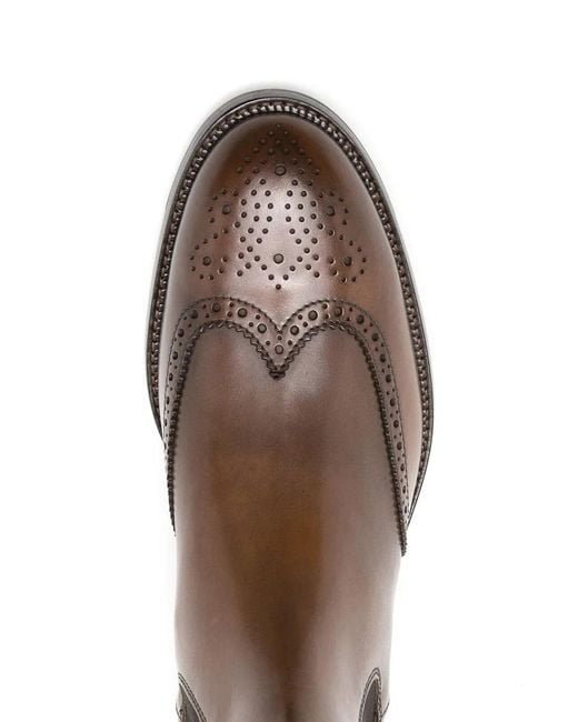 Tod's Stiefel Mit Budapestermuster in Brown für Herren