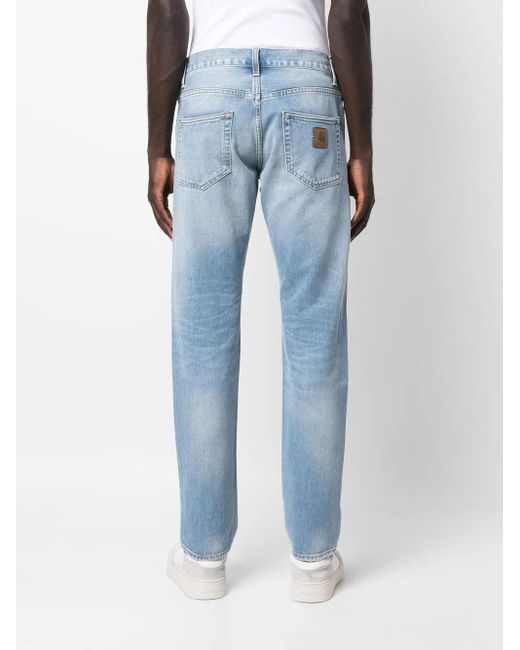 Carhartt Blue Straight-Leg Jeans for men