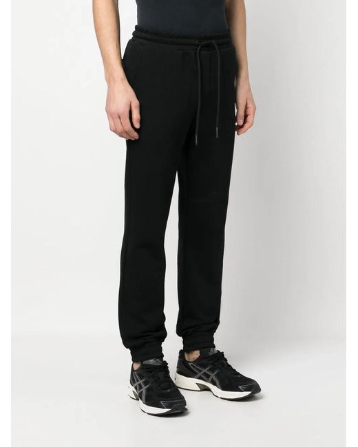 Iceberg Black Side-Zip Track Pants for men