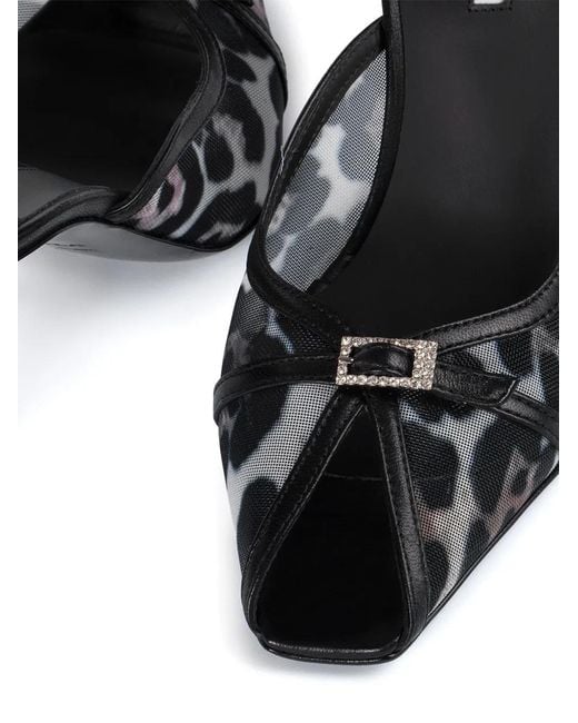 Le Silla Black 80Mm Vittoria Mules