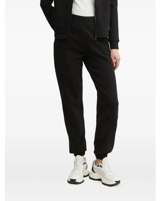 ARMANI EXCHANGE Black Elastic-Cuff Joggers