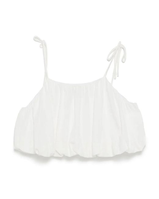 Bambah White Antalia Bubble Top