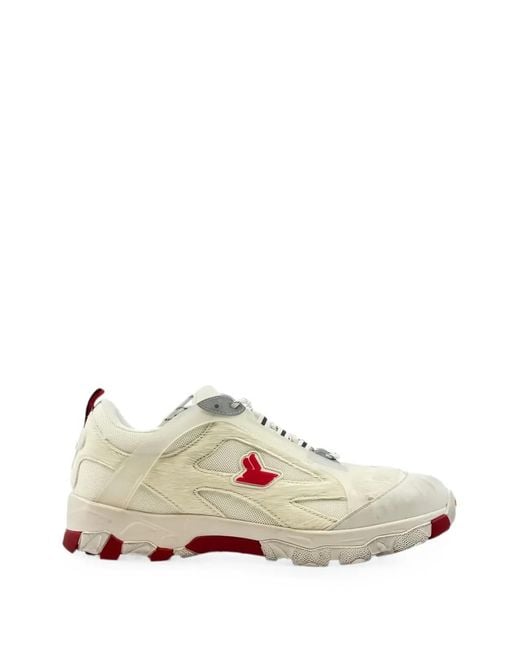 Sicko White X 424 Low-Top Hiking Sneakers for men