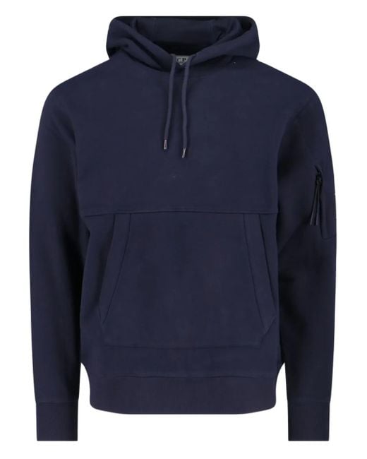 C P Company Blue Cotton Sweatshirt for men