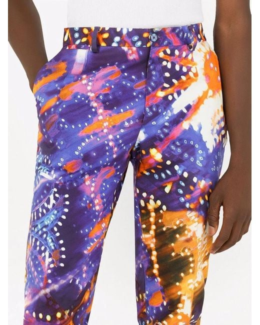 Dolce & Gabbana Blue Trousers for men