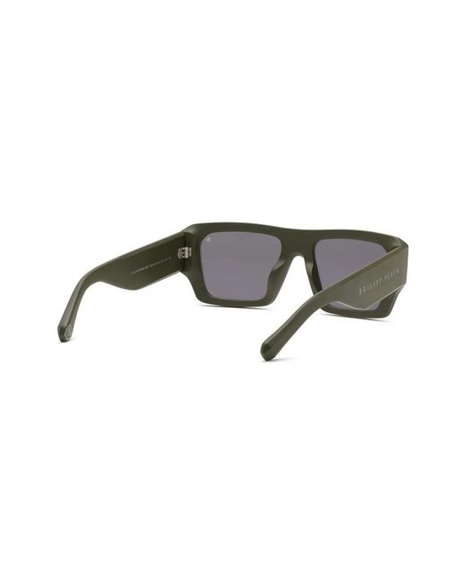 Philipp Plein Gray Starlight Sunglasses for men