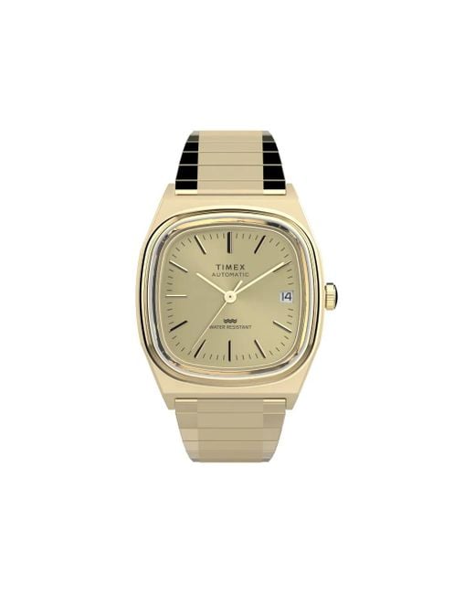Reloj E Line de 34 mm 1983 Timex de hombre de color Metallic