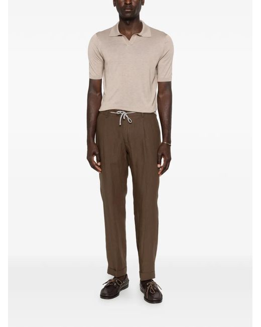Barba Napoli Gray Pantalon De Jogging À Lien De Resserrage for men