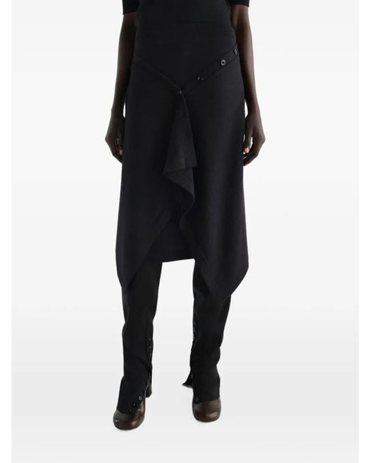 Lemaire Blue Buttoned Skirt
