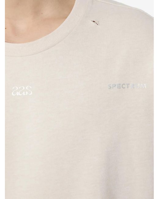 Camiseta con logo estampado A.A.Spectrum光谱 de hombre de color White