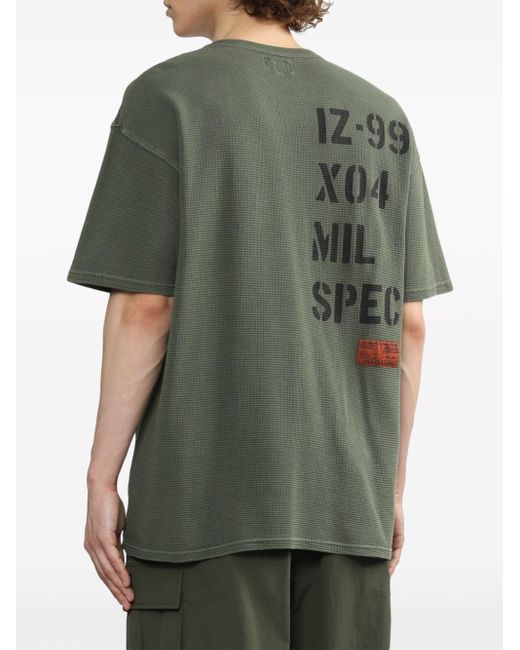 Izzue T-shirt Met Logopatch in het Green voor heren