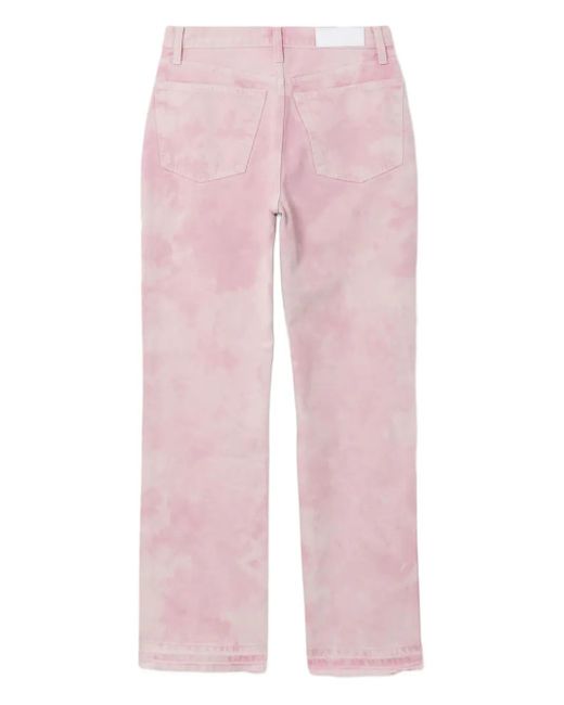 Vaqueros 90s con efecto tie-dye Re/done de color Pink