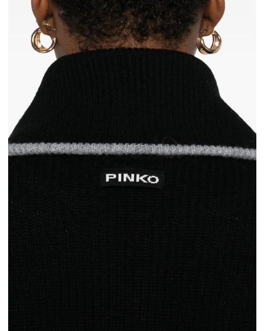 Pinko リブニット セーター Black