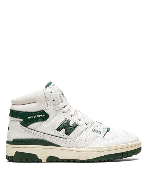 New Balance Leather X AimÃ© Leon Dore 650r Sneakers in White for Men | Lyst UK