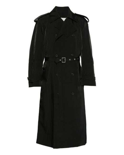 メンズ J.W. Anderson ベルテッド ダブルコート Black