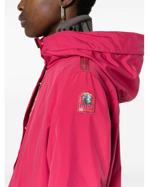 Parajumpers Pink Rica Poplin Hooded Jacket