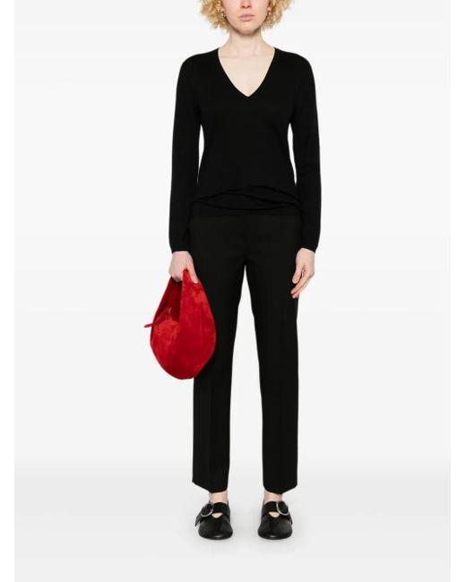 Max Mara Black Borel Top