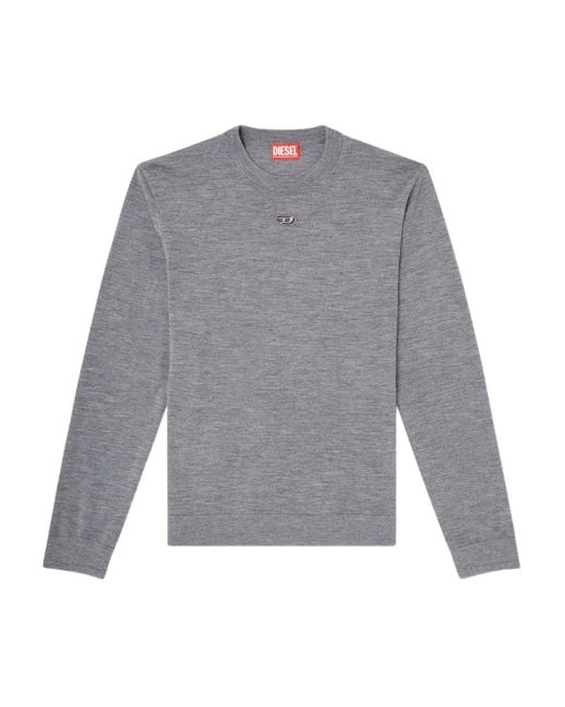 Sweat K-Valiam À Logo DIESEL pour homme en coloris Gray
