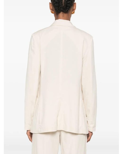 ViCOLO White Single-Breasted Blazer