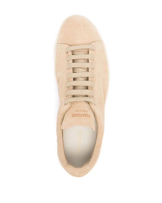 Tom Ford Low-Top Sneakers in het Natural voor heren