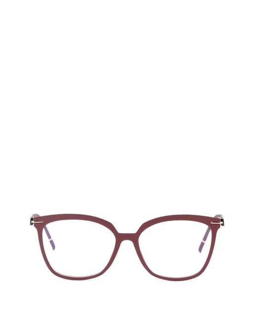 Silhouette Purple Brille Mit Eckigem Gestell
