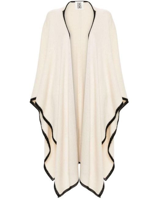 By Malene Birger Natural Kassira Knitted Poncho
