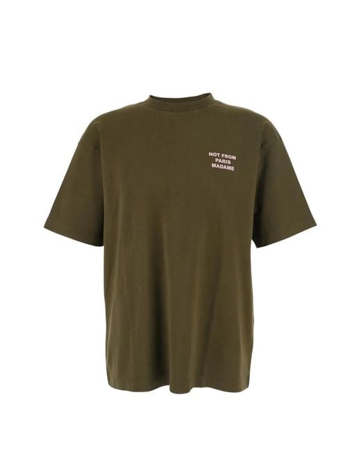 Drole de Monsieur Green Not From Paris Madame T-Shirt for men
